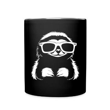 Paresseux Anime Paresseux Manga Paresseux Lunettes de soleil - Mug uni - noir - Devant