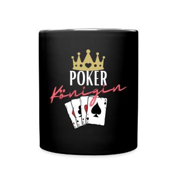 Poker Queen - Full Colour Mug - black - Front
