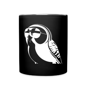 Lustiger Vogel mit Sonnenbrille Cool Bourke's Parak - Tasse einfarbig - Schwarz - Vorne