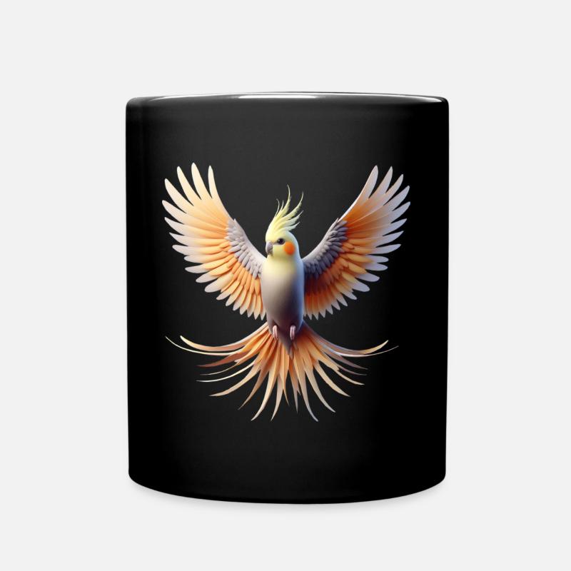 Nymphensittich (20) - Tasse einfarbig - Schwarz