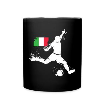 Équipe d’Italie de football Joueur Blast - Mug uni - noir - Devant