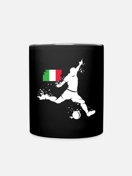 Équipe d’Italie de football Joueur Blast - Mug uni - noir