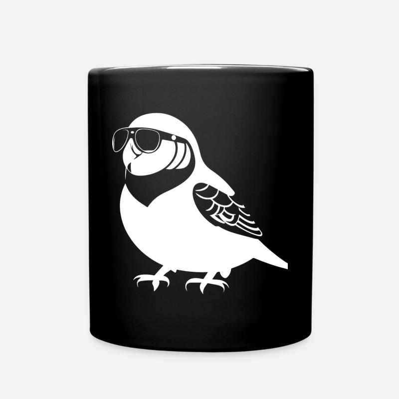 Lustiger Vogel mit Sonnenbrille Cool Bourke's Parak - Tasse einfarbig - Schwarz