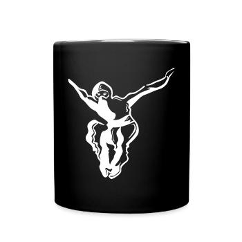 Ninja - blanc - Mug uni - noir - Devant