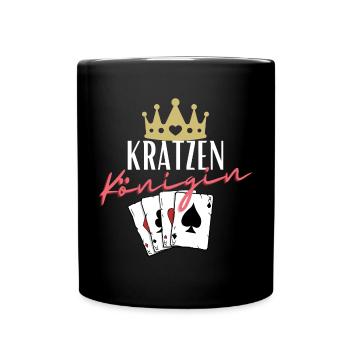 Scratching Queen - Full Colour Mug - black - Front