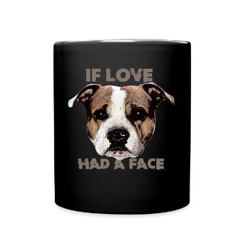 If Love had a Face - Tasse einfarbig - Schwarz - Vorne