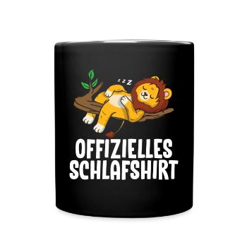 Chemise de nuit officielle Lion - Mug uni - noir - Devant