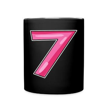 7 - Full Colour Mug - black - Front