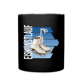Eiskunstlauf - Tasse einfarbig - Schwarz - Vorne