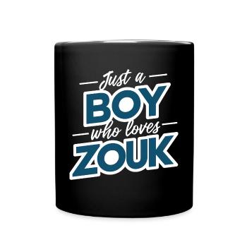 Zouk-Tanz-Geschenk - Tasse einfarbig - Schwarz - Vorne