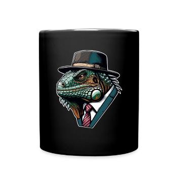 Iguana - Full Colour Mug - black - Front
