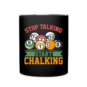 Billiard Joke - Full Colour Mug - black - Front