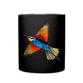 Bee-eater Bird - Full Colour Mug - black - Front