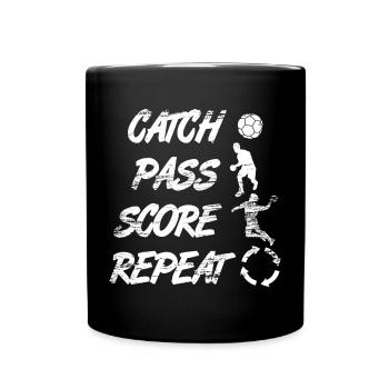 Motivation des joueurs de handball - Mug uni - noir - Devant