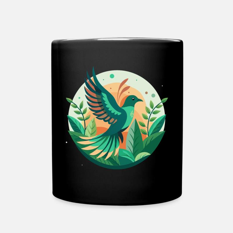 Oiseau libre - Mug uni - noir