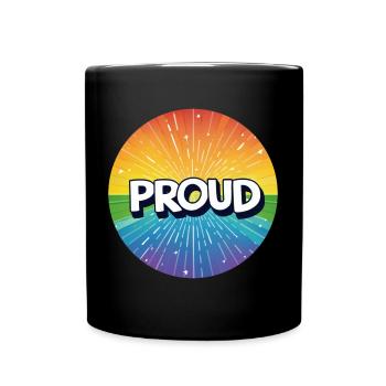 Fierté LGBTQ - Mug uni - noir - Devant