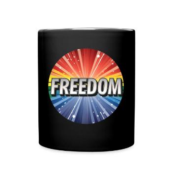 Liberté LGBTQ - Mug uni - noir - Devant