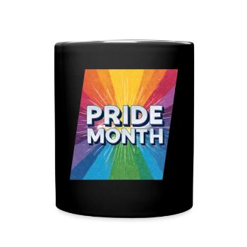 Mois de la fierté LGBTQ - Mug uni - noir - Devant