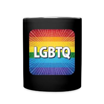 LGBTQ - Full Colour Mug - black - Front
