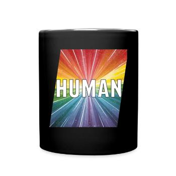 Humain LGBTQ - Mug uni - noir - Devant