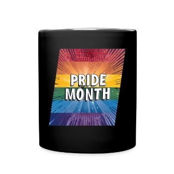 Mois de la fierté LGBTQ - Mug uni - noir - Devant