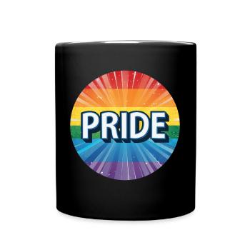 LGBTQ PRIDE - Tasse einfarbig - Schwarz - Vorne