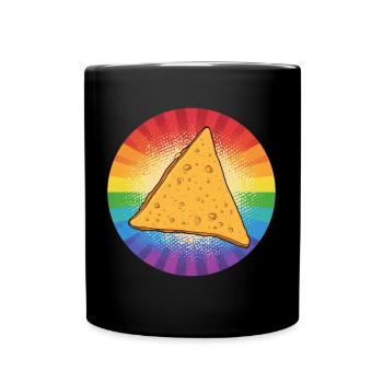 LGBTQ Nacho - Full Colour Mug - black - Front