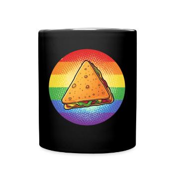 LGBTQ Nacho - Mug uni - noir - Devant