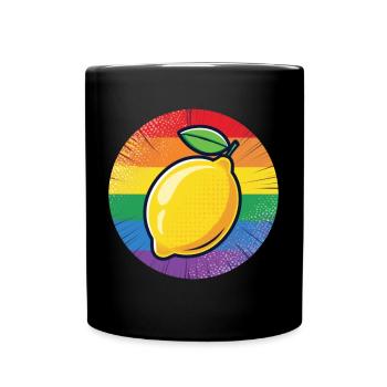 LGBTQ Lemon Lime - Full Colour Mug - black - Front