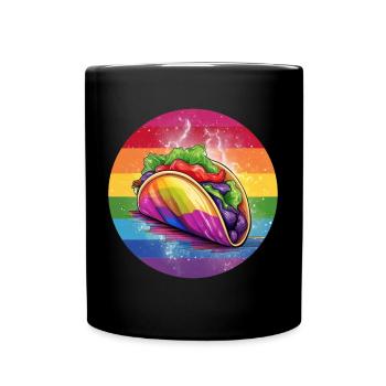 LGBTQ Taco - Full Colour Mug - black - Front