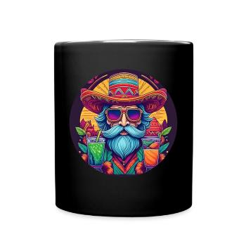 5 de Mayo Party Drinko de Mayo Mexican Hipst - Full Colour Mug - black - Front