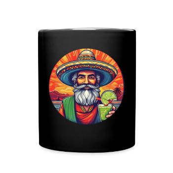 5 de Mayo Party Drinko de Mayo Mexican Man - Full Colour Mug - black - Front