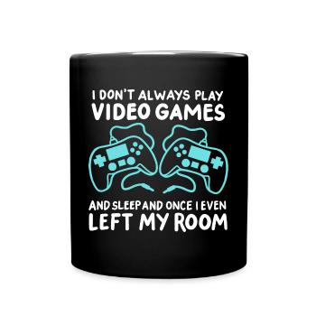 Gamer Gaming - Tasse einfarbig - Schwarz - Vorne