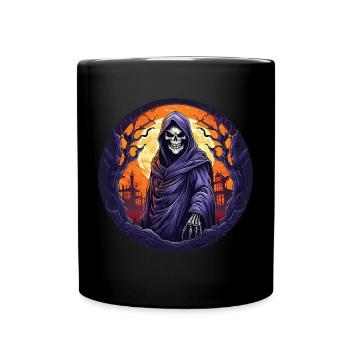 Gruseliges Halloween-partykostüm Sensenmann - Mug uni - noir - Devant