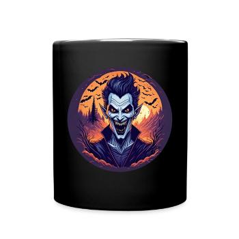 Gruseliges Halloween-partykostüm Vampir - Mug uni - noir - Devant