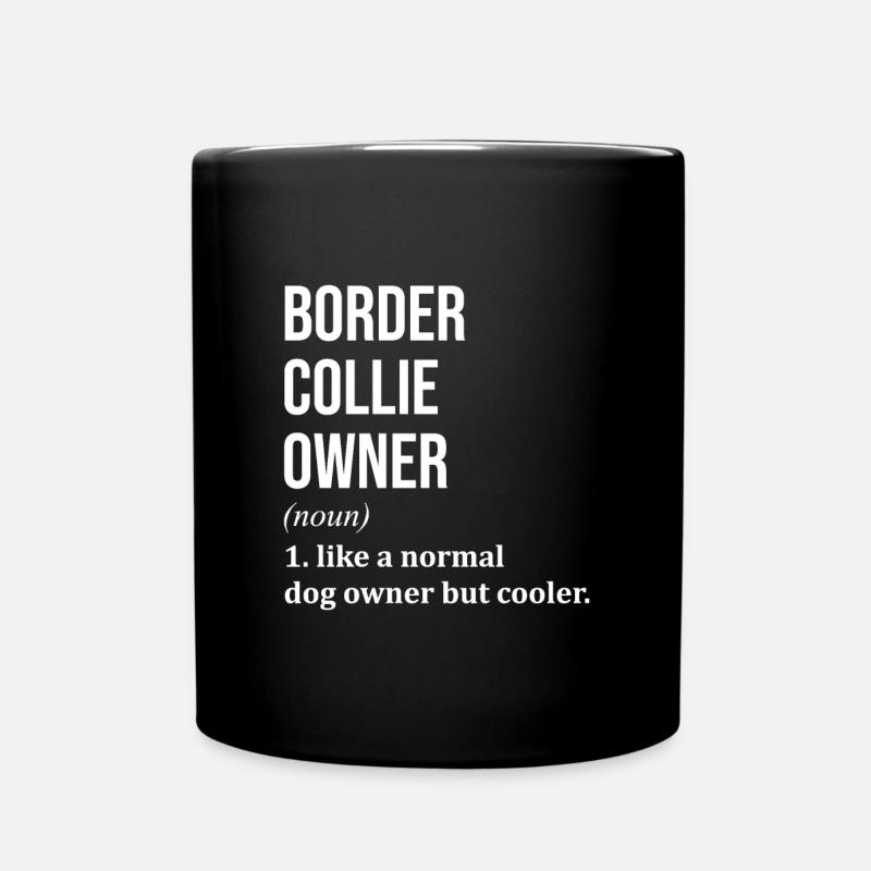 Border Collie - Mug uni - noir