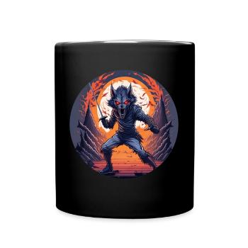 Gruseliges Halloween-partykostüm Werwolf-kostüm - Mug uni - noir - Devant
