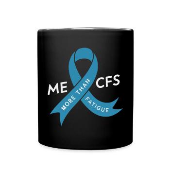 ME/CFS Awareness - More Than Fatigue - Tasse einfarbig - Schwarz - Vorne