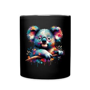 Koala - Full Colour Mug - black - Front