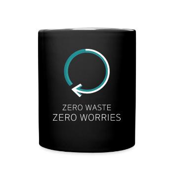 Zero Waste Design for the Environmentally Conscious - Full Colour Mug - black - Front