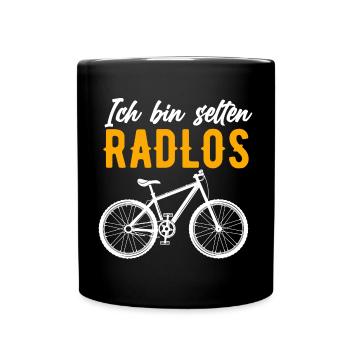 Rare Wheelless Bicycle Mountain Bike Road Bike - Full Colour Mug - black - Front