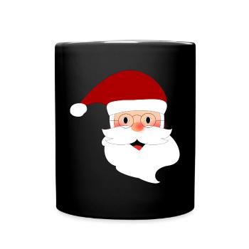 PÈRE NOËL. NOËL. JOYEUX NOËL. MERRY CHRISTMAS - Mug uni - noir - Devant