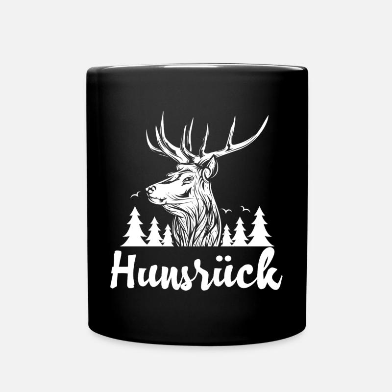 Hunsrück - Tasse einfarbig - Schwarz