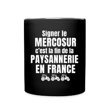 peasant, agriculture, farmer, farmer - Full Colour Mug - black - Front