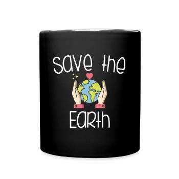 Changement climatique Conservation de la nature Protection de l’environnement - Mug uni - noir - Devant