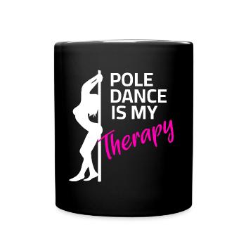 Dancing Pole Dance Pole Dance Pole Dance Dance Class - Full Colour Mug - black - Front