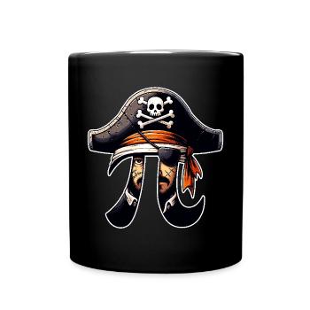 Pirate Pi Day Pirate Motif Math Fans Teacher - Full Colour Mug - black - Front
