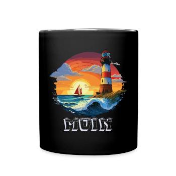 Phare de Moin - Mug uni - noir - Devant