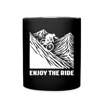 VTT - Profitez de la balade - Mug uni - noir - Devant