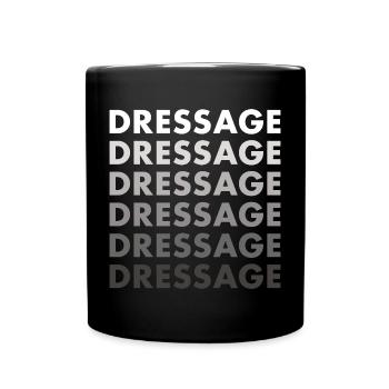 Rider Dressage - Full Colour Mug - black - Front